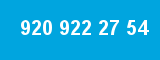 920 922 27 54